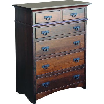 Old World Mission 6 Drawer Chest
