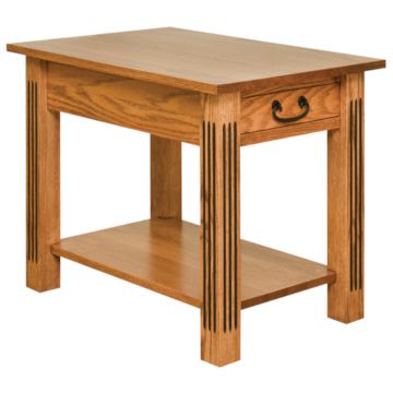 Carlisle Fluted Mission End Table