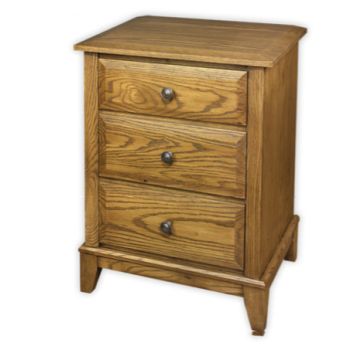 Albany 3-Drawer Nightstand