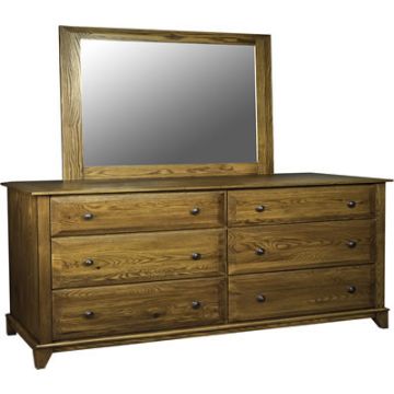 Albany 6-Drawer Dresser & Mirror