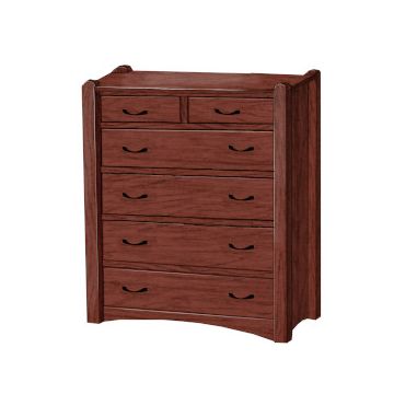Arched 6 Drawer Chest
