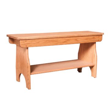 Bench with Shelf