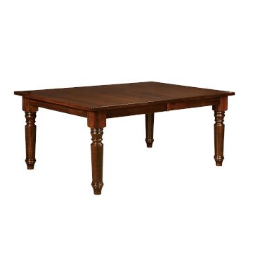 Fluted Double Pedestal Table