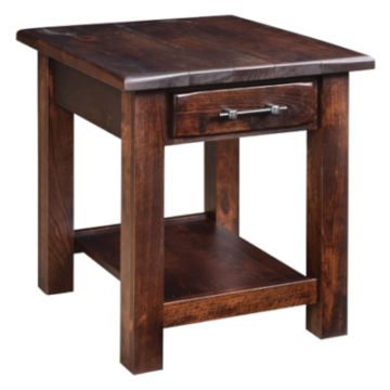 Barn Floor End Table