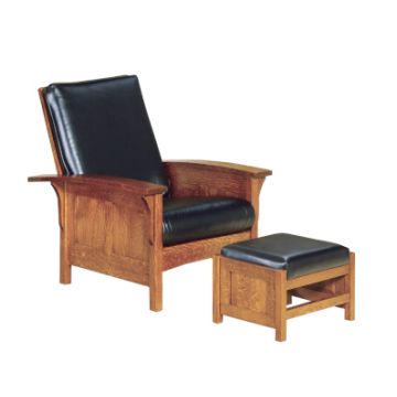 Bow Arm Morris Panel Chair
