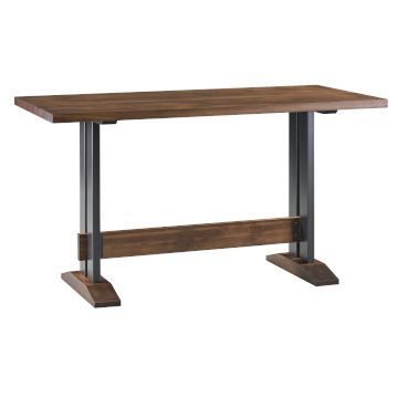 Straight Edge Counter Table w/ Brooklyn Base