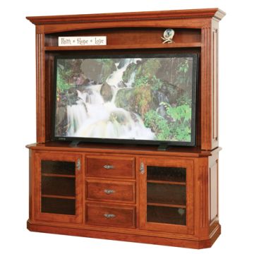 Buckingham TV Stand with Hutch