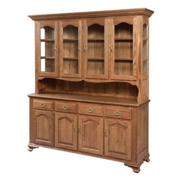 Buckeye 4 Door Deluxe Hutch