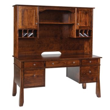 Craftsman Computer Desk & Hutch