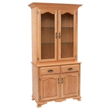 Classic Design 2-Door China Hutch