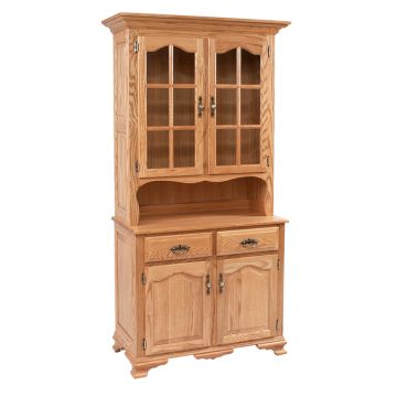 Classic Design 2 1/2 Door China Hutch