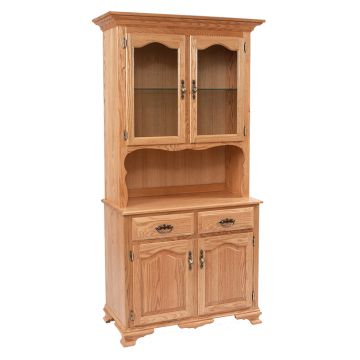 Classic Design 2-Door China Hutch