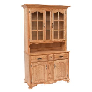 Classic Design 2 1/2-Door China Hutch