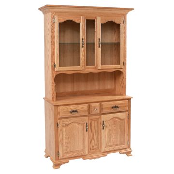 Classic Design 2 1/2-Door China Hutch