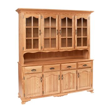 Classic Design 4-Door China Hutch