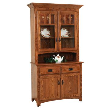 Century Mission 2 Door Hutch