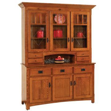 Century Mission 3 Door Hutch