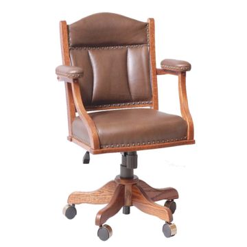 Low Black Desk Chair