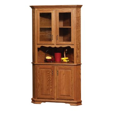 Country 2 Door Corner Hutch