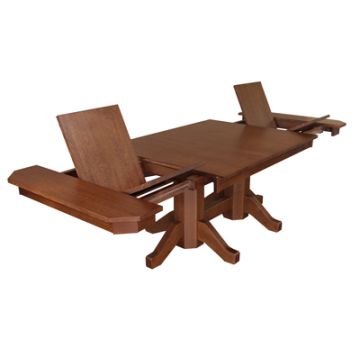 Craftsman Double Pedestal Table