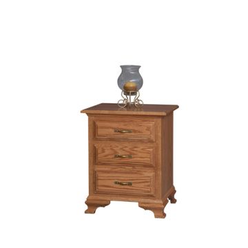Crown Villa 3-Drawer Nightstand