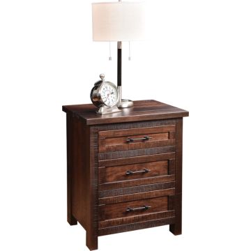 Denali 3 Drawer Nightstand