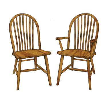 Denver Arm & Side Chair (Desk Chair option available)