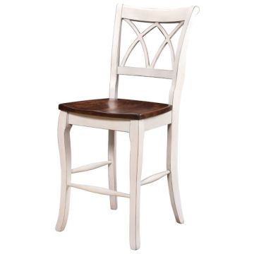 Double X Back 24" Bar Chair 