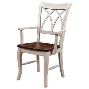 Double X Back Arm Chair