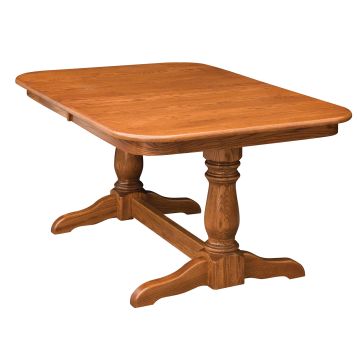 Dutch Double Pedestal Table