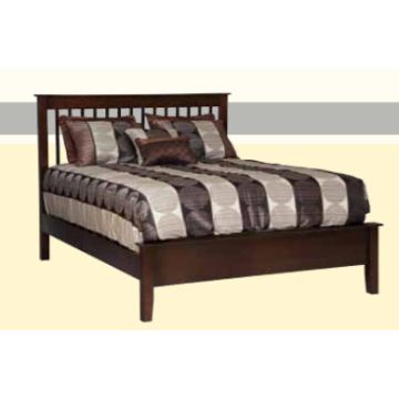 English Shaker Spindle Bed