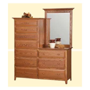 English Shaker Center Mirror