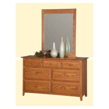 English Shaker Dresser & Mirror