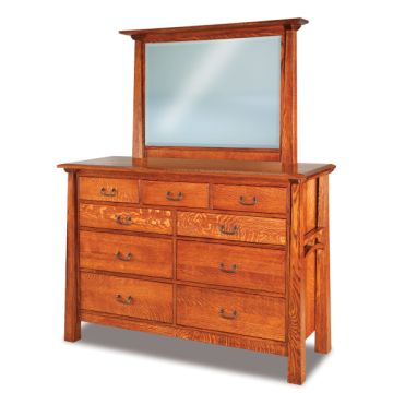 Artesa 9 Drawer Dresser And Mirror