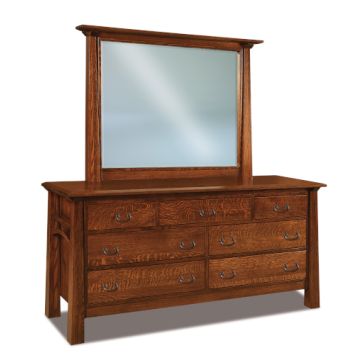 Artesa 7 Drawer Dresser And Mirror