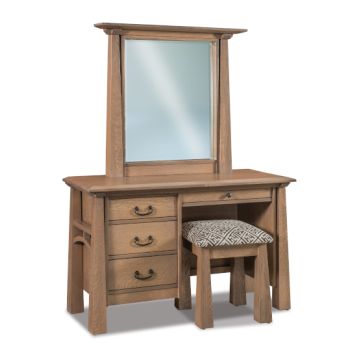 Artesa 4 Drawer Vanity Dresser And Mirror With Bench