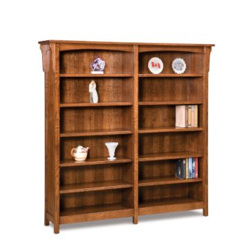 Bridger Mission Double Bookcase