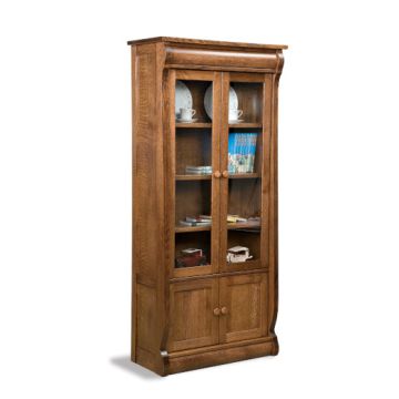 Old Classic Sleigh Bookcase