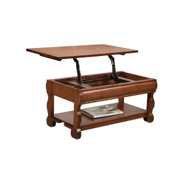 Old Classic Sleigh Lift-Top Coffee Table