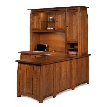 Boulder Creek L-Desk & Hutch