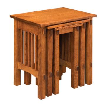 Deluxe Mission Nesting Tables