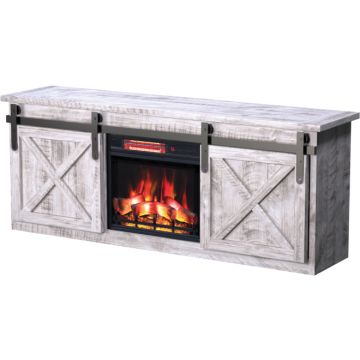 Houston Media Console W/ Fireplace