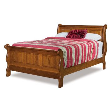 Classic Raised Panel Sleigh Bed