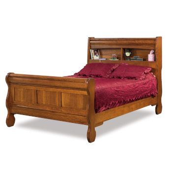 Old Classic Sleigh Bookcase Headboard