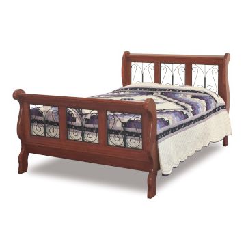 Classic Wrought Iron Sleigh Bed