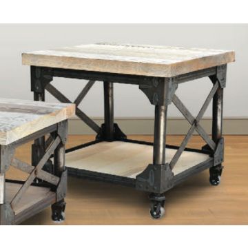 Iron Works End Table
