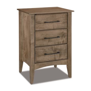 Atlantic 3 Drawer Nightstand