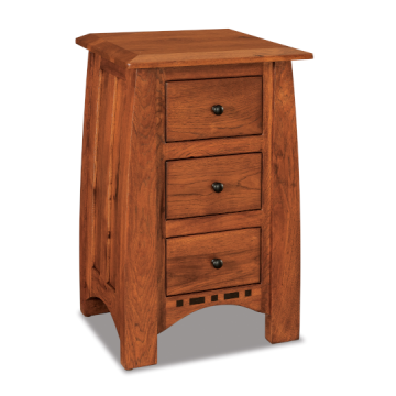 Boulder Creek 3 Drawer Nightstand