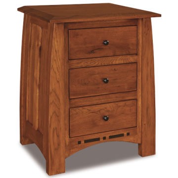 Boulder Creek 3 Drawer Nightstand