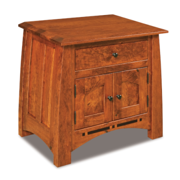 Boulder Creek 1 Drawer & 2 Door Nightstand